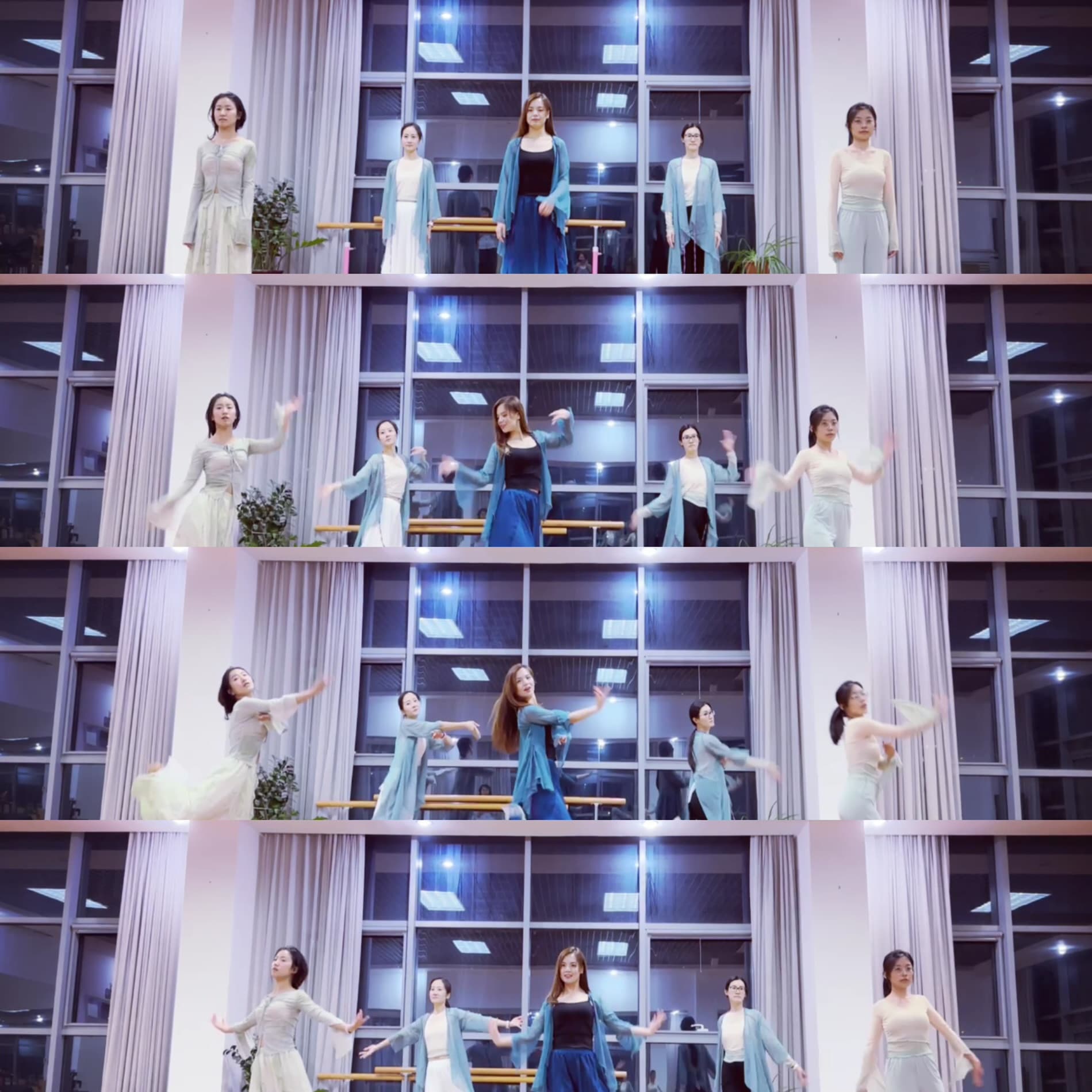 Ella Wang ensemble performance collage